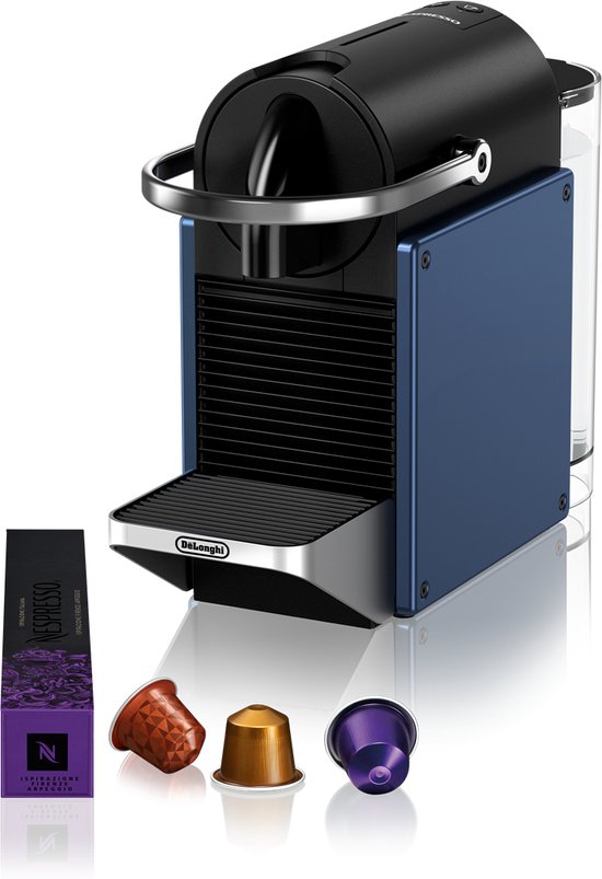 De'Longhi Nespresso Pixie Koffiecupmachine Blauw bol