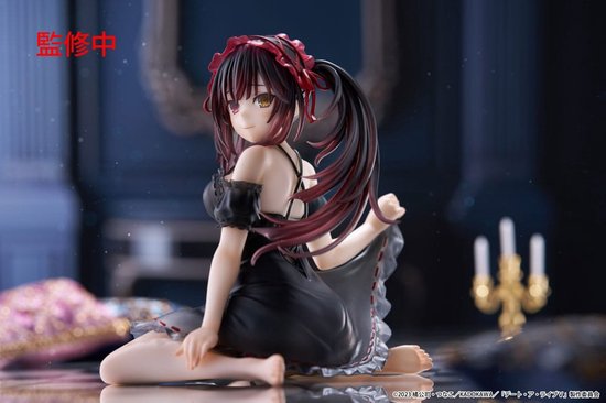 Statue de bureau en PVC Date A Live V , figurine mignonne Kurumi Tokisaki, vêtements de nuit Ver. 13 cm