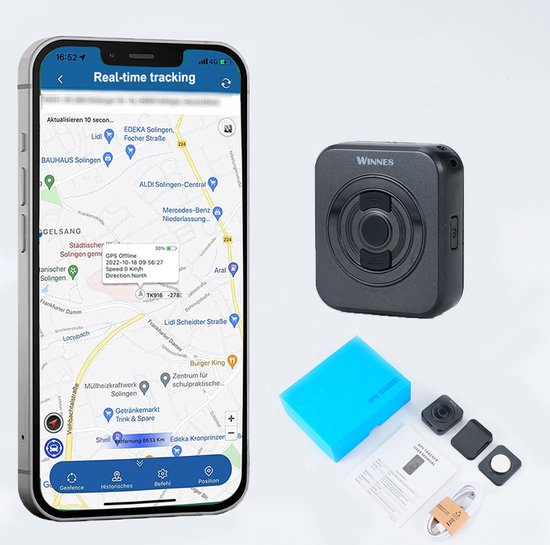 Magnetische mini GPS tracker zender Real-time lokalisatie