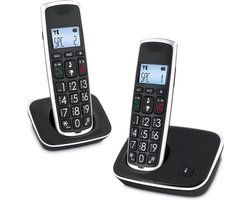 ApexArte® Huistelefoon - Senioren Telefoon Vaste Lijn - GSM - Zwart