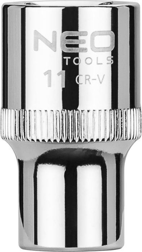 Neo Tools Dop 11 1/2 Aansluiting Zeskant DIN 3124 CRV Staal TUV M+T