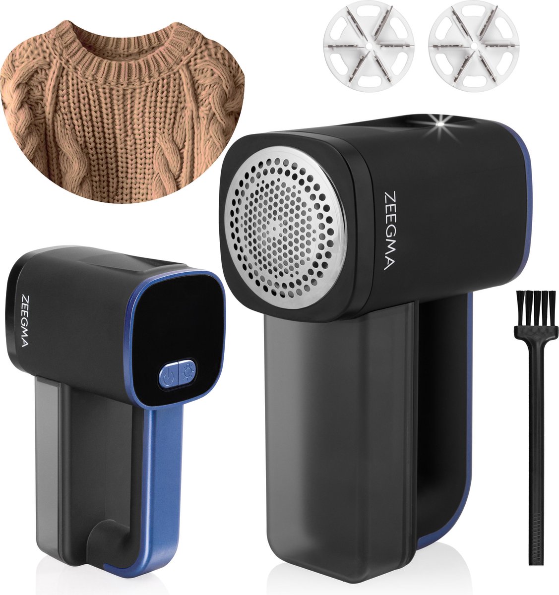 Draadloze Stoffenverwijderaar Met LCD Display En LED Verlichting Krachtig Stil En Ergonomisch Ideaal Voor Kleding En Meubels Draadloze Stoffenverwijderaar Met LCD Display En LED Verlichting Krachtig Stil En Ergonomisch Ideaal Voor Kleding En Meubels