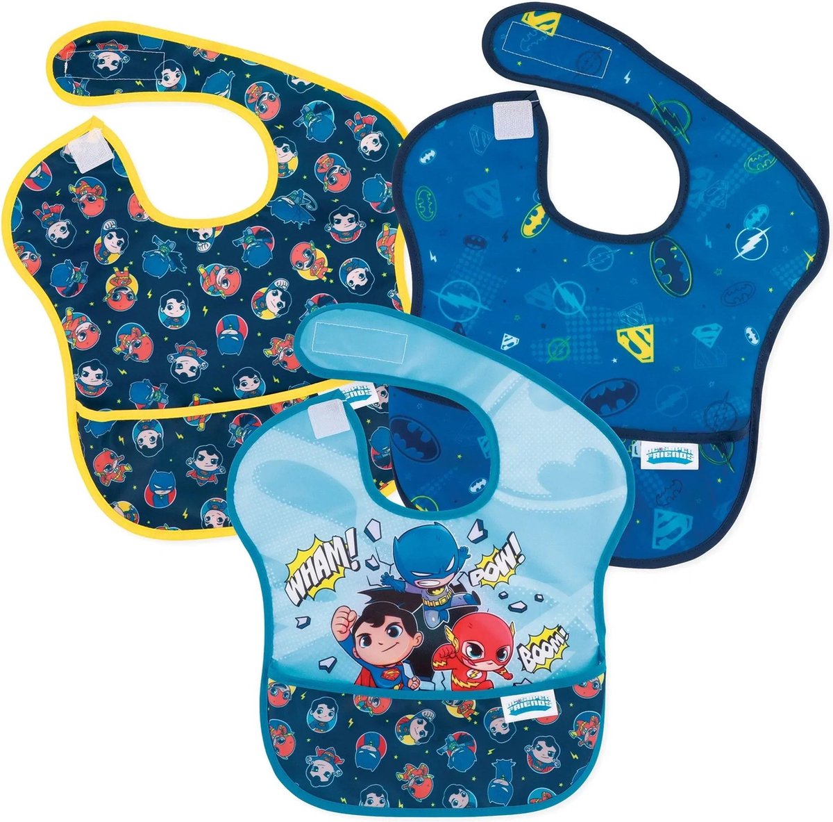 Goedkoopste Bumkins - SuperBib® slab (3 stuks) - DC Comics Super Friends Breakthrough (6-24m