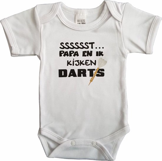 Foto: 100 katoenen romper de liefste en leukste opa oma zijn toevallig mijn opa oma unisex katoen wit zwart 56 62