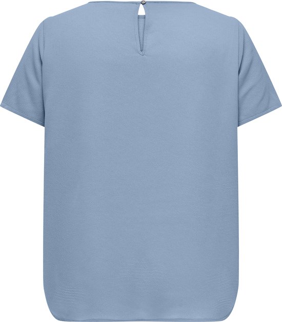 Only Carmakoma Carvica Life SS Top – Kurzarm Top Mit U-Ausschnitt Für Kurvige Frauen