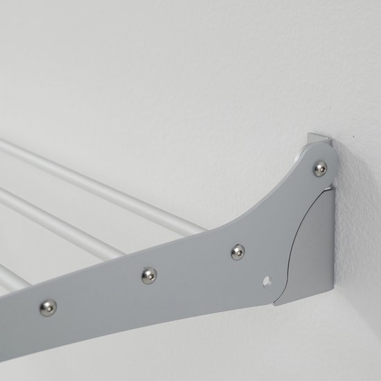 Foxydry Fold 82 cm wasdroogrek wandmontage clicksysteem - 82 x 50 x 10 cm