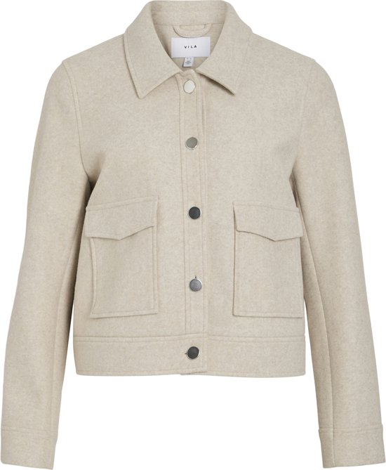 VILA VINAJA NEW - Veste légère - snow white/blanc