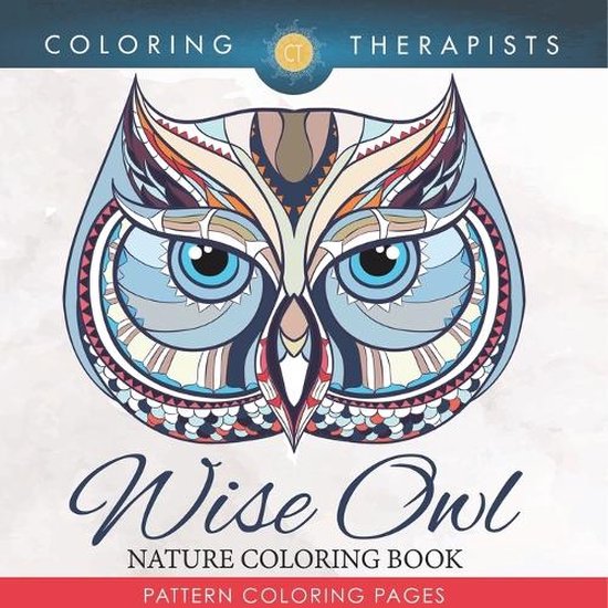 Wise Owl Nature Coloring Book - cover