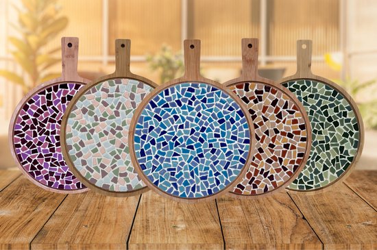 Ronde Serveerplank Little Creations Mozaïek Knutselset