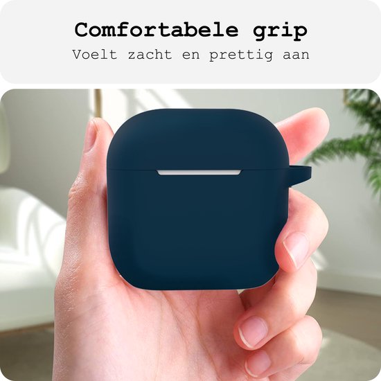 New Age Devi - Case Geschikt Voor Apple AirPods 3 Hoesje In Het Turquoise Met Clip Tch Beschermhoes Si Li Co Nen Case Soft Case