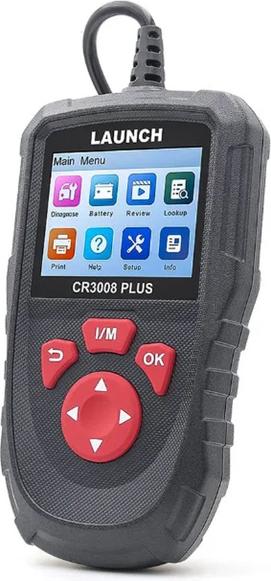 Launch Creader 3008 Plus - OBD2 Scanner - Auto uitleesapparatuur - Storing verwijderen - Gratis Updates - Plug & Play