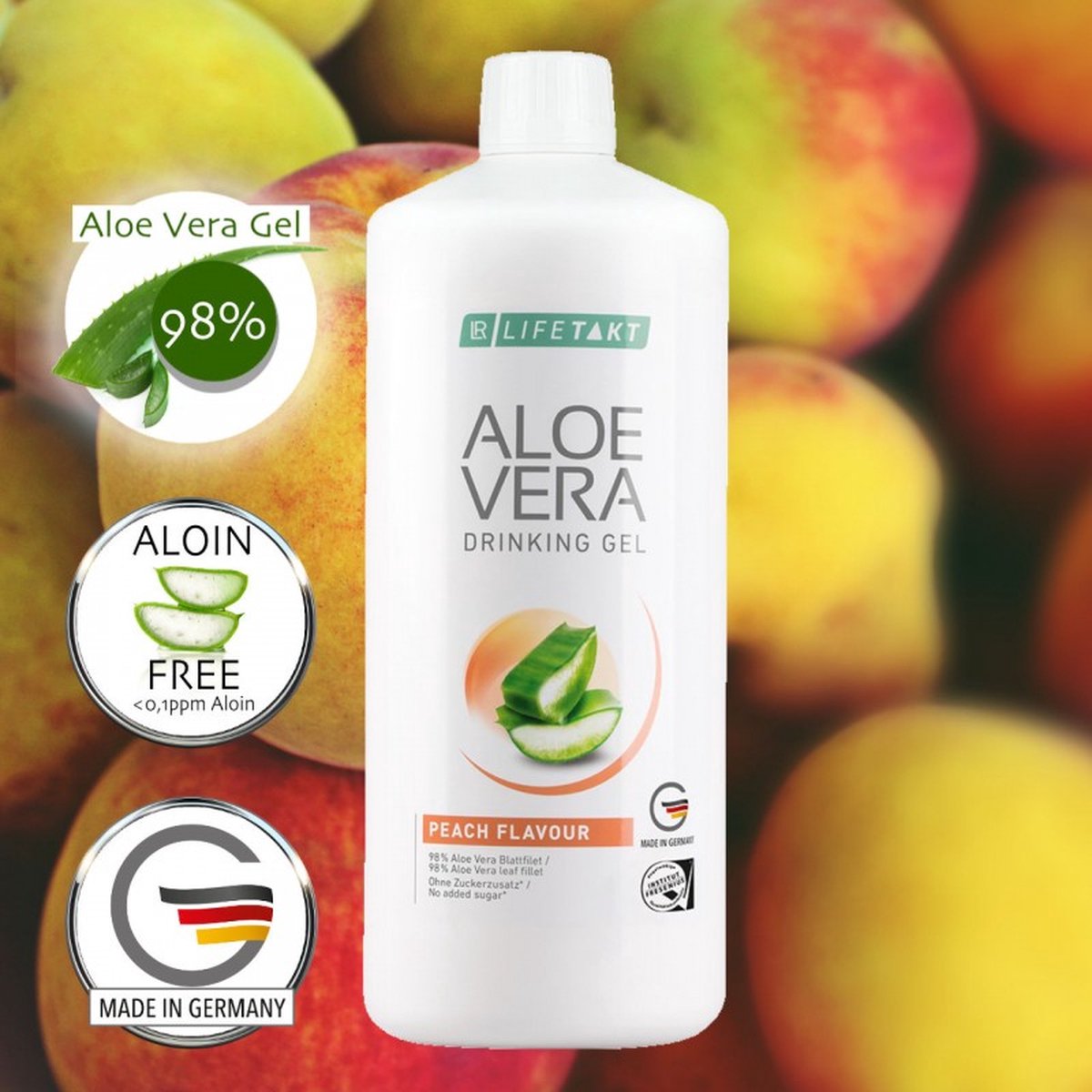 Goedkoopste Aloe Vera drinking gel peach! LR health & beauty