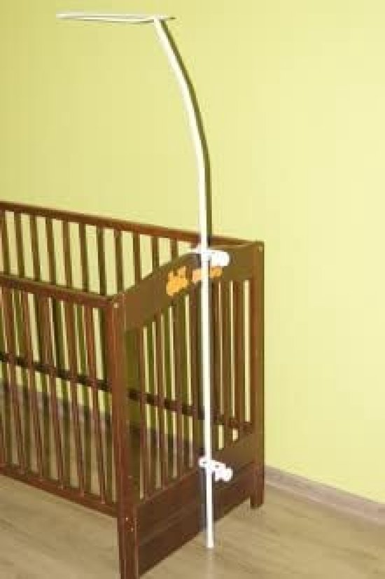 Luifel bedframe, klamboe beugel, klamboe frame, roestvrij stalen bed gordijnpaal, 4 hoekbed luifelpaal, klamboebeugel, geschikt bed, zilver (kleur