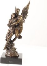 Sculptuur brons - Cupido en Psyche