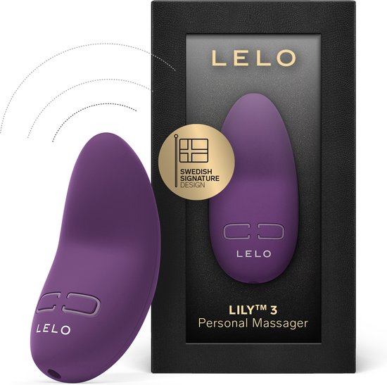 LELO LILY 3 Mini-vibrator voor Vrouwen met 10 Genotsinstellingen en een Waterdicht Ontwerp, Dark Plum