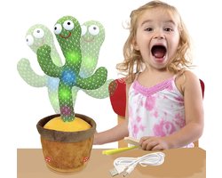 Jouets cactus dansant – Jouets en peluche électronique chantant, mobile et interactif avec enregistrement vocal – Perfect pour les bébés et les Enfants