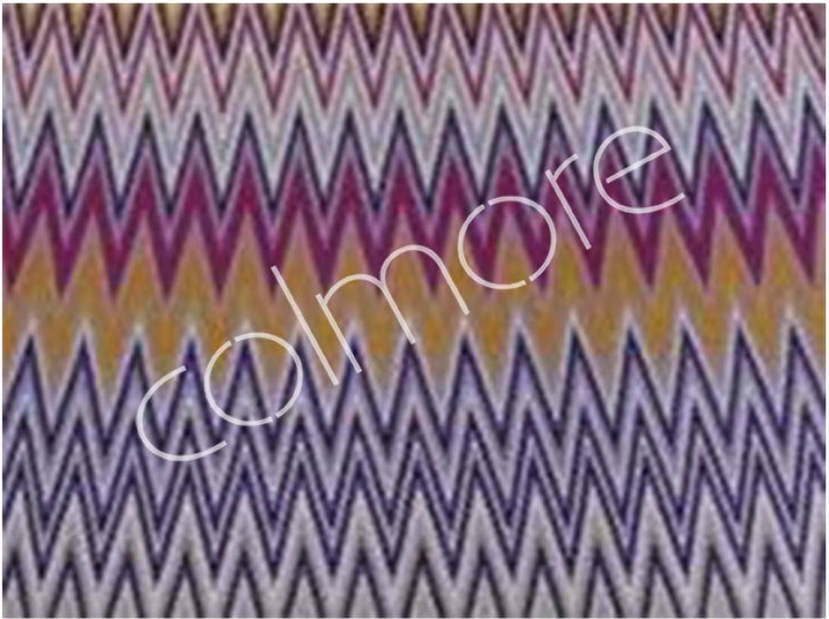 Colmore by Diga chevron visgraat zig zag motief deken paars lila 130 x 170