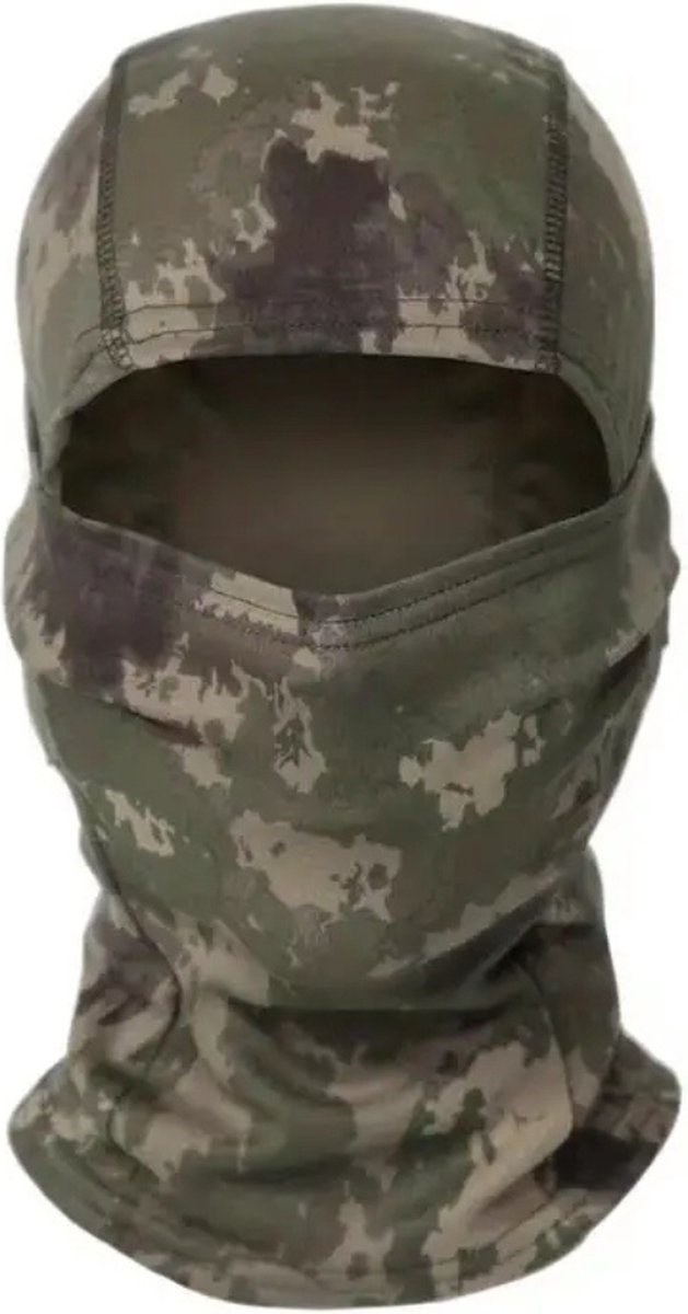 Nivard Winter Masker Balaclava Ski Mask Ski Masker Bivakmuts Full Face Mask Ruïne Groen
