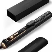 Bol.com Krultang - Stijltang - met Koele Luchtopening - 2-in-1 Keramische Krultang - Vriendelijk voor Beginners - alle Haartypes aanbieding