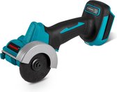 Bol.com Elektrische Haakse Slijper - Draadloze Cirkelzagen - Snijmachine - Power Tool Haakse Slijper - Stofschild - 5 Slijpschij... aanbieding