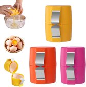Coupe-coquilles d'œufs - Coupe Coupe-oeufs - Ouvre-coquilles pour œufs durs, Casse-œufs pour œufs crus, pour œufs à la coque, Coupe-œufs en acier inoxydable, Coupe-coquilles pour la cuisine à domicile - Geen mains sales (lot de 3)