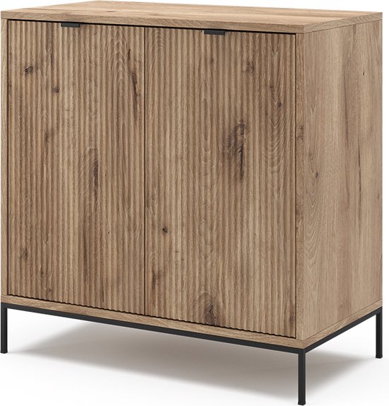 Vicco Eliza Ladekast – 42 x 81.2 cm met 2 deuren Viking Eik