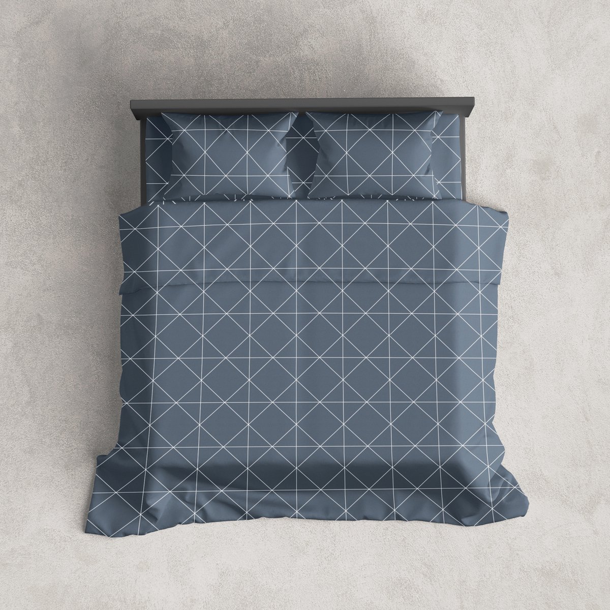 Lakenset - Flanel - Winter - 2 personen - Onderlaken met Bovenlaken - Ruit