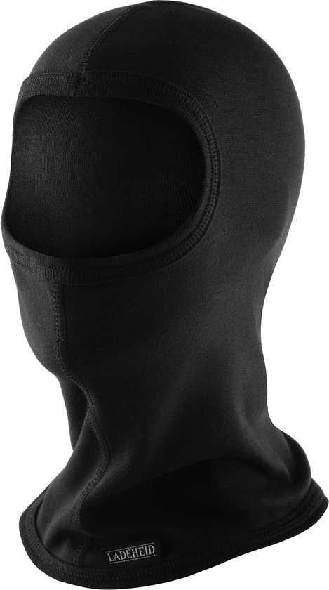 Ladeheid Balaclava Helmmuts - Winter Muts Face Mask - Katoen - LA-LA40-142-BA - Zwart - Einheitsgröße