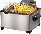 Bol.com alpina Frituurpan Dubbel 5 Liter - Friteuse met Instelbare Thermostaat - Frituur met 3 Uitneembare Manden - Frietpan 200... aanbieding
