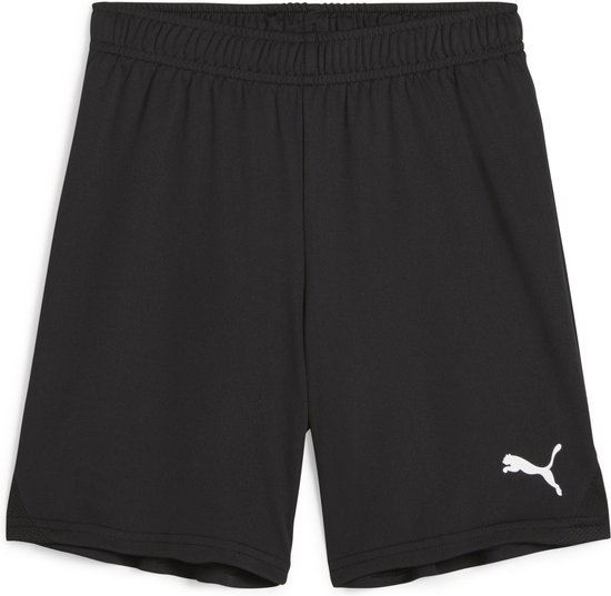 PUMA teamGOAL Shorts Jr Pantalon de sport unisexe - Puma Zwart- Puma Wit - Taille 116