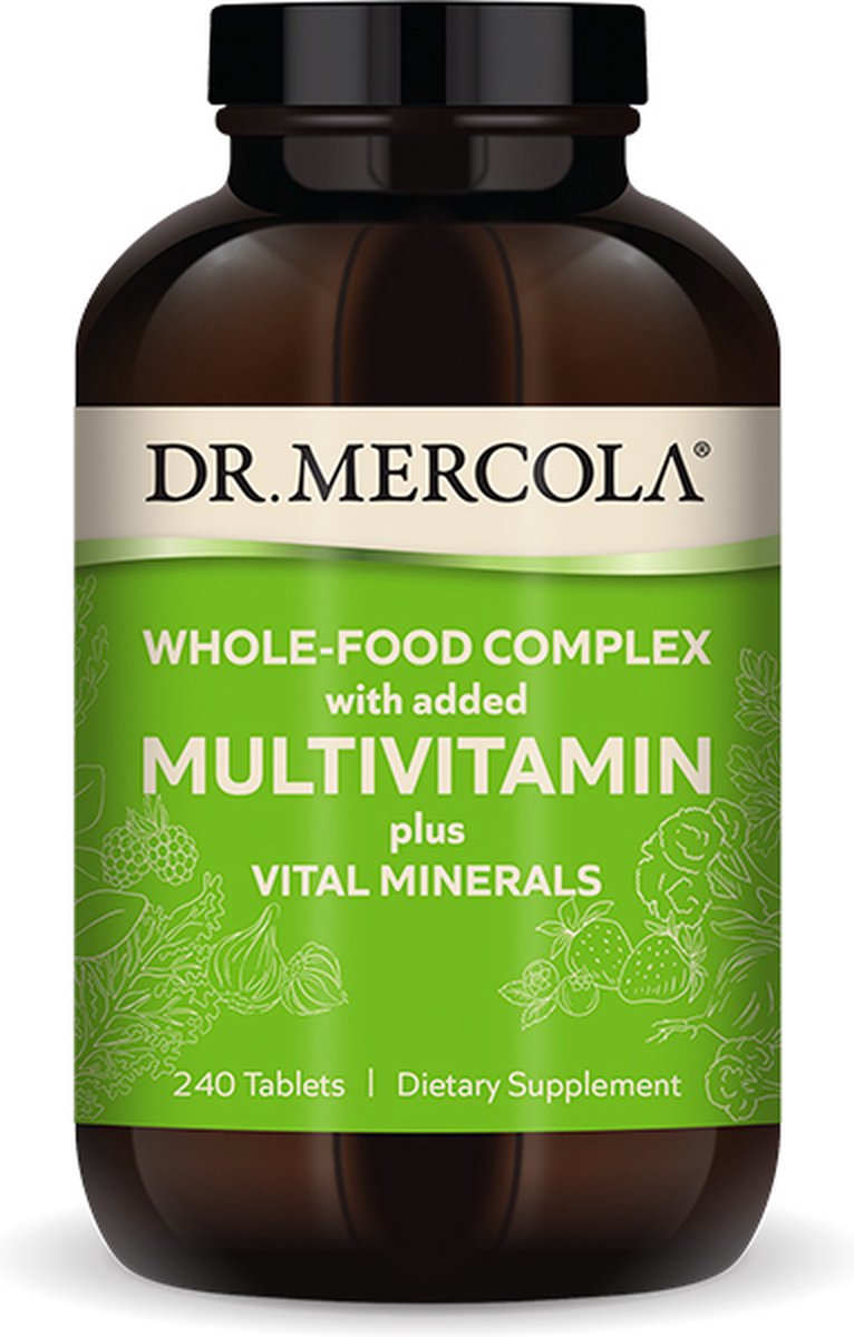 Goedkoopste Dr. Mercola - Whole-Food Complex Multivitamin plus Vital Minerals - 240 tabletten