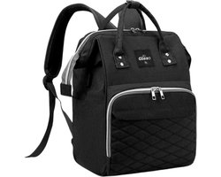 Mama Bag Luiertas Rugzak - 12 Vakken & Verzorgingstas - Zwart