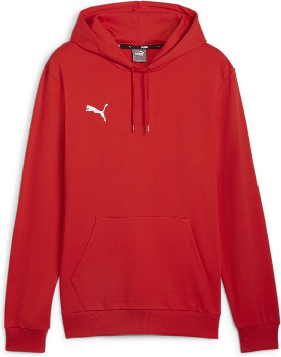 PUMA teamGOAL Casuals Hoody Maillot de sport pour homme - Rouge Puma- White Puma - Taille XXL
