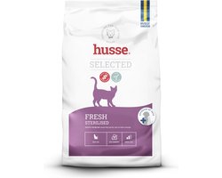 Husse Fresh Sterilised - graanvrije brokken - gesteriliseerd - kip - 2kg