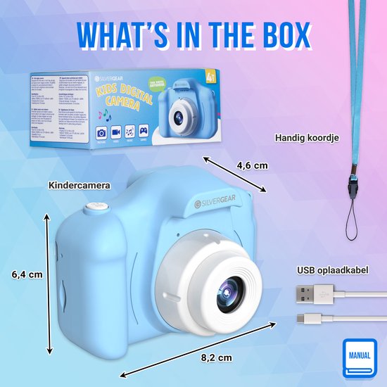 SUPERUS kids camera, toddler camera for 3, 4, 5, 6, 7 and 8 years old, HD