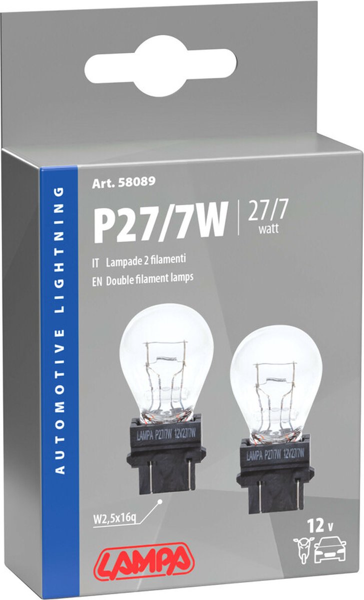 Enkel filament 12V 27W
