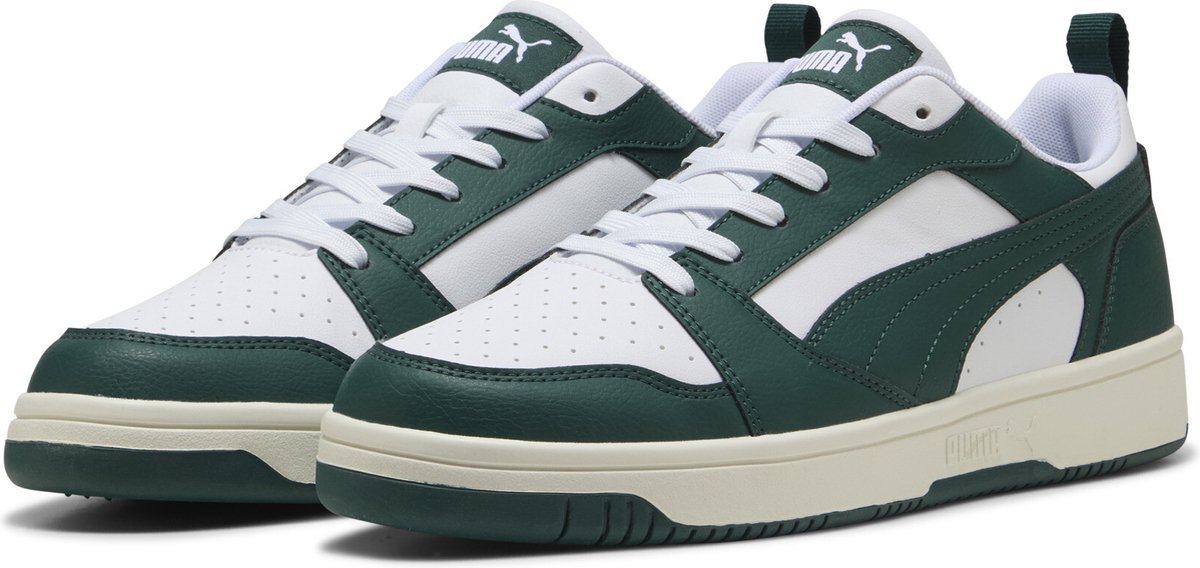 PUMA Rebound v6 Low Unisex Sneakers PUMA -Dark Myrtle-Warm Wit