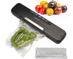 TM&DY Vacuümmachine - Vacumeermachine - Droog & Nat Voedsel - Foodsaver - Seal Apparaat - Vacuüm Sealer - incl. 20st Vacuumzakken