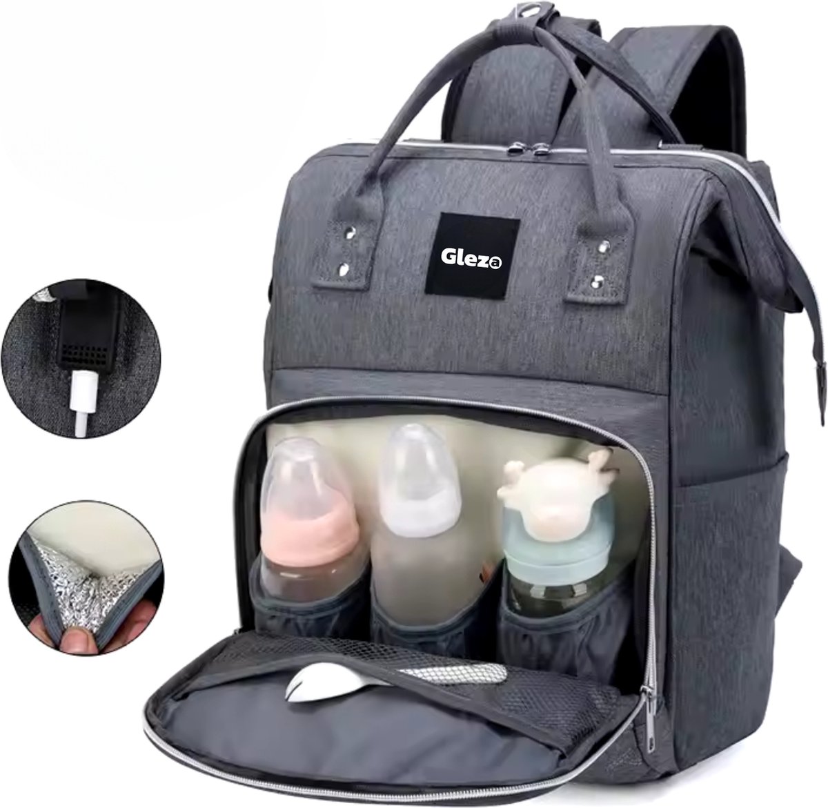 Gleza Mama Bag - Luiertas Rugzak