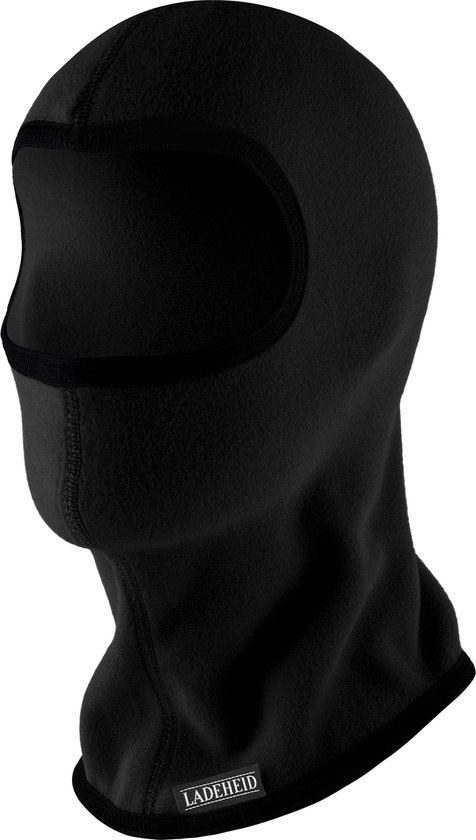 Ladeheid Kinderen Balaclava Helmmuts - Winter Muts Face Mask - Polyester - LA-LA40-203-BA - Zwart - Eén maat