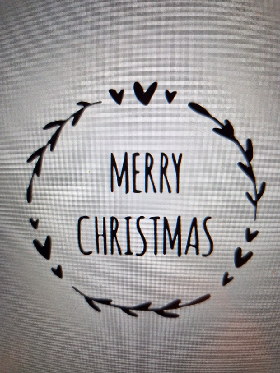 Herbruikbare raamsticker merry christmas 60x60cm