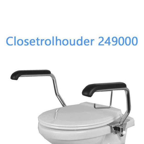 Closetrolhouder toiletbeugelsets en toiletsteunen RVS wit |