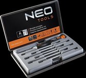Neo Tools Jeu de tournevis de précision 5 pièces, interchangeables, magnétiques, acier Crmo