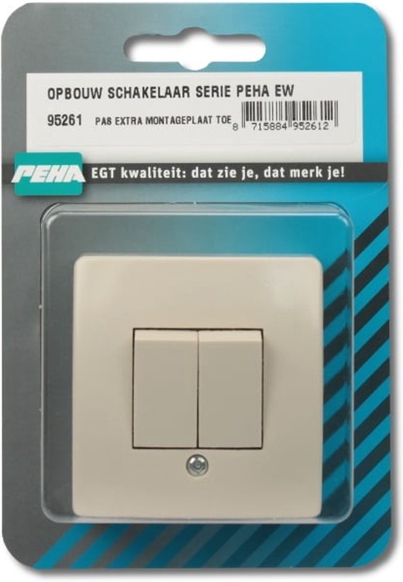 OPBOUW SCHAKELAAR SERIE PEHA EW