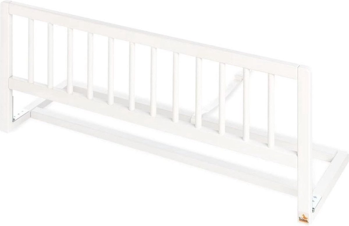 Bedhekje - Bedrand Kinderen 90 cm – Bedhek – Bedrek - Uitvalbeveiliging Bed - Valbescherming - Bedrail – Bedomrander - Baby – Peuter - Wit