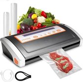 Bol.com Vacuumsealer - Voedsel Opslag - Sealen - Vacuüm zak Rollen - 130 W - Groente - Fruit - Vlees - Brood - Luchtafdichtsysteem aanbieding