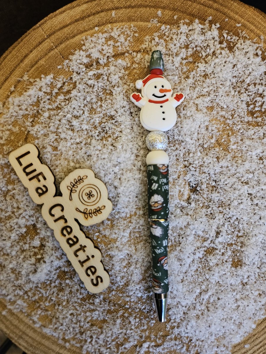Kerstpen Sneeuwpop