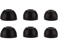Ibley ComfortFit Siliconen oortips voor Beats Studio Buds & Beats Fit Pro zwart - Siliconen Earplug - S/M/L formaat - 3 paar - 3 maten - Beats Studio Buds oortips - Beats Fit Pro oortips