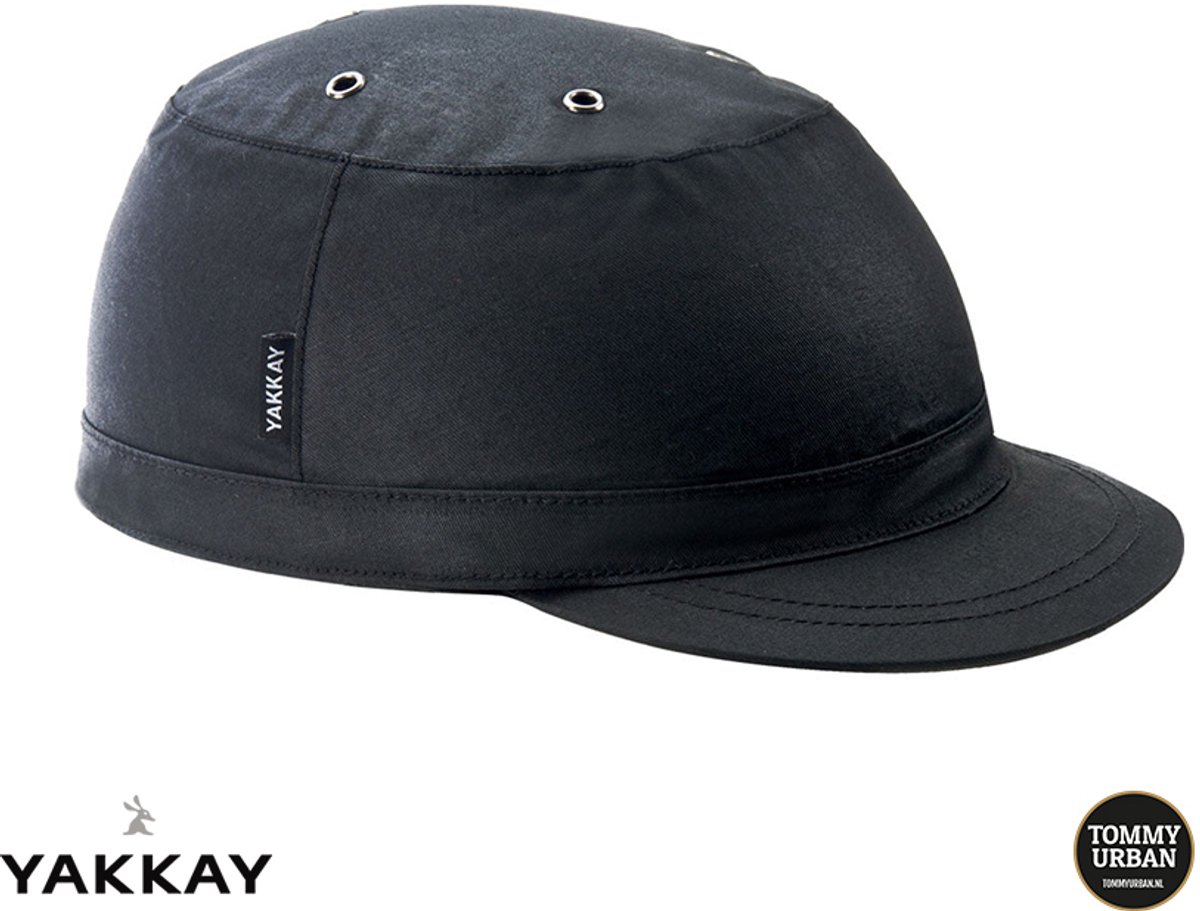Cover voor Yakkay helm - Paris Black Oilskin - X-Large