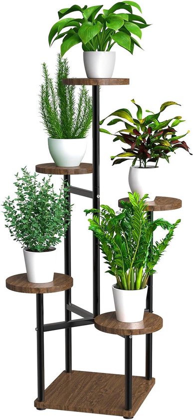BACEKOLL Plantenrek met groeilicht, 8 niveaus, bloemenrek, 158 cm
